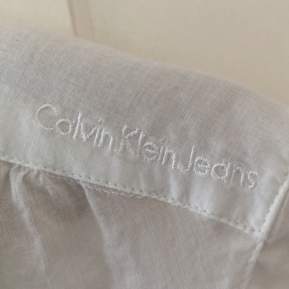 Calvin Klein White Button Down Shirt - Picture 4 of 4